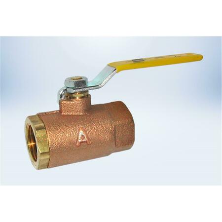 AMERICAN VALVE 2A 1 1-4 1.25 in. Bronze Ball Valve - International Polymer Solutions 2A 1 1/4&quot;